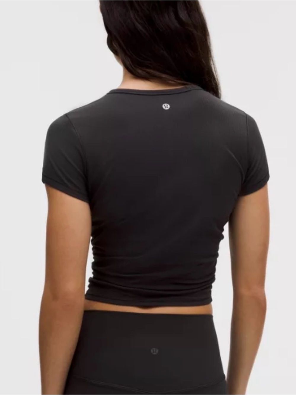 lululemon athletica Women's Black Crop Top